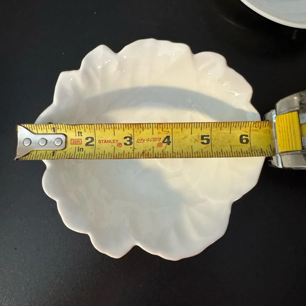 Vintage Shoei China White Ceramic Fruit Serving Dishes - Set of 6